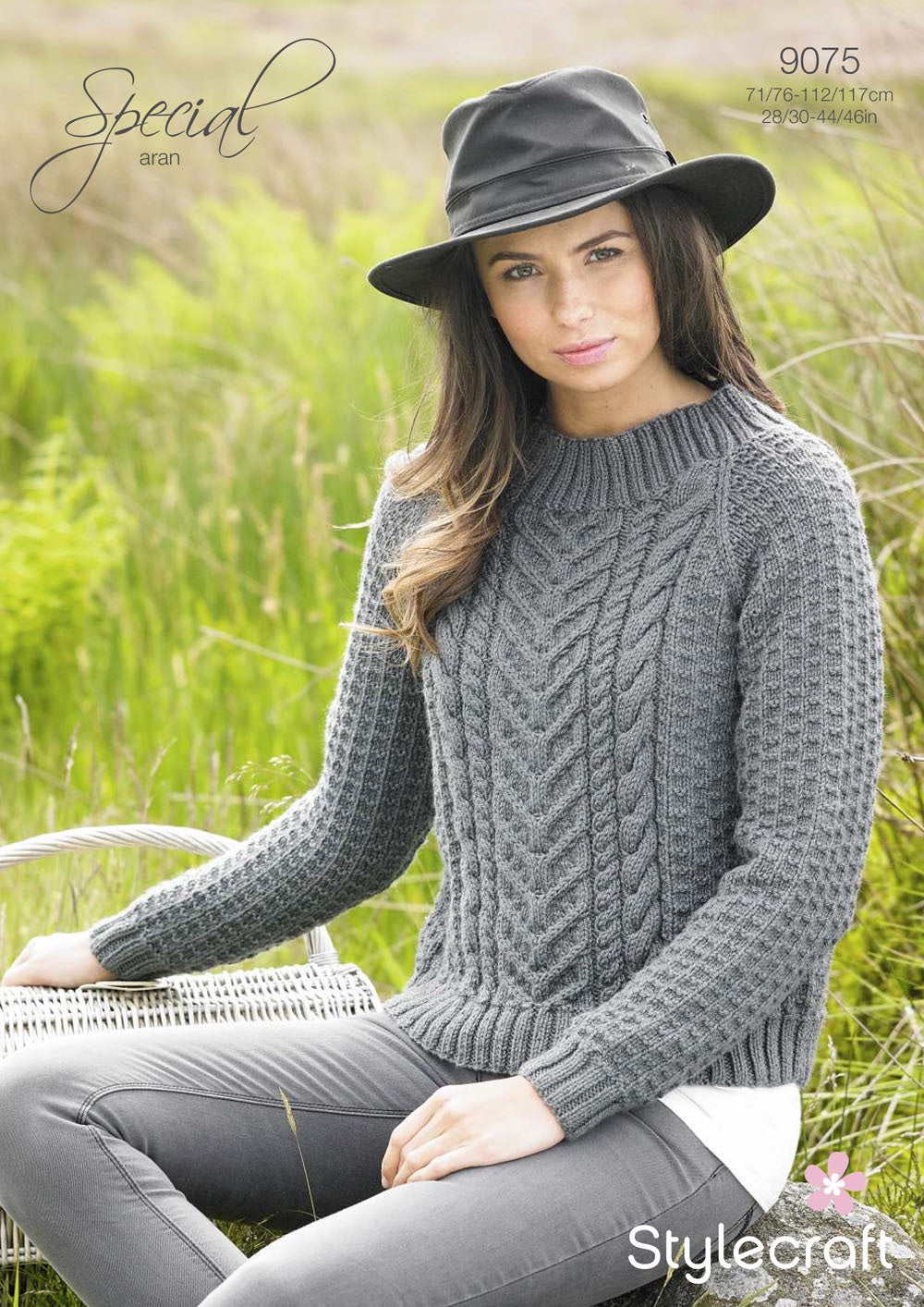 Knitting Pattern 9075 - Sweaters in Special Aran