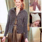 Knitting Pattern 9800 - Cardigans & T-Bag Hat in Bonus Aran Tweed