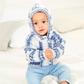 Knitting Pattern 9841 - Sweater & Hoodie in Bambino Prints DK