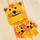 Knitting Pattern 9868 - Rory the Lion Toy, Hat & Mittens in Bellissima, Special DK