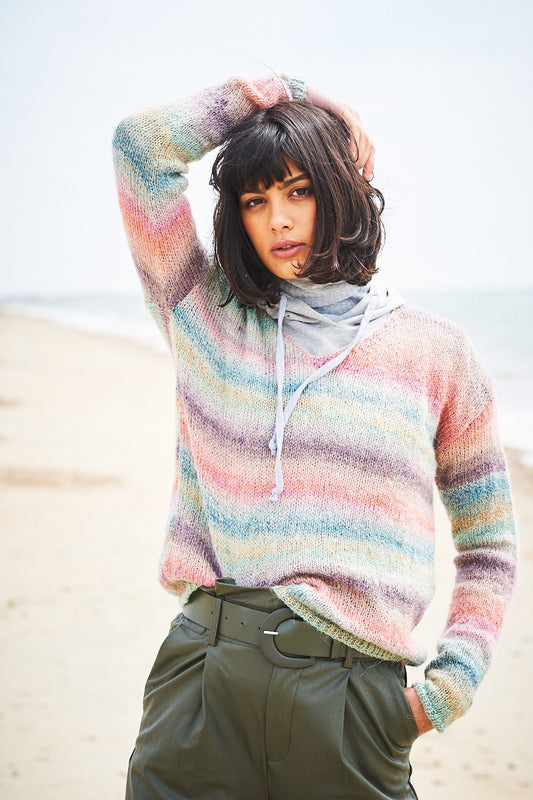 Knitting Pattern 9881 - Sweater & Tank Top in Charm Lace Weight