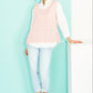 Crochet Pattern 9914 - Cardigan & Top In Bamboo & Cotton DK