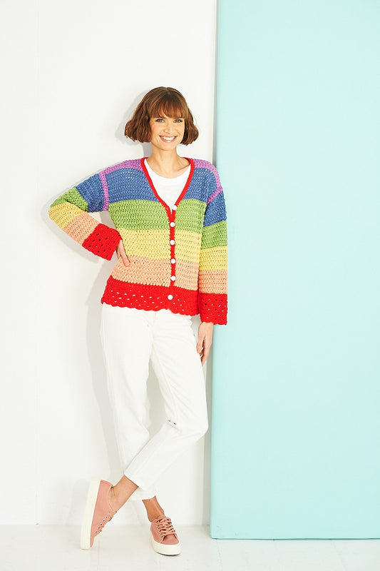 Crochet Pattern 9917 - Cardigans in Naturals Organic Cotton DK