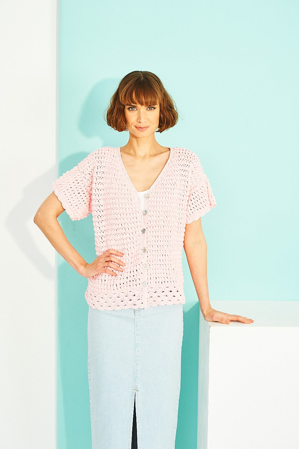 Crochet Pattern 9917 - Cardigans in Naturals Organic Cotton DK