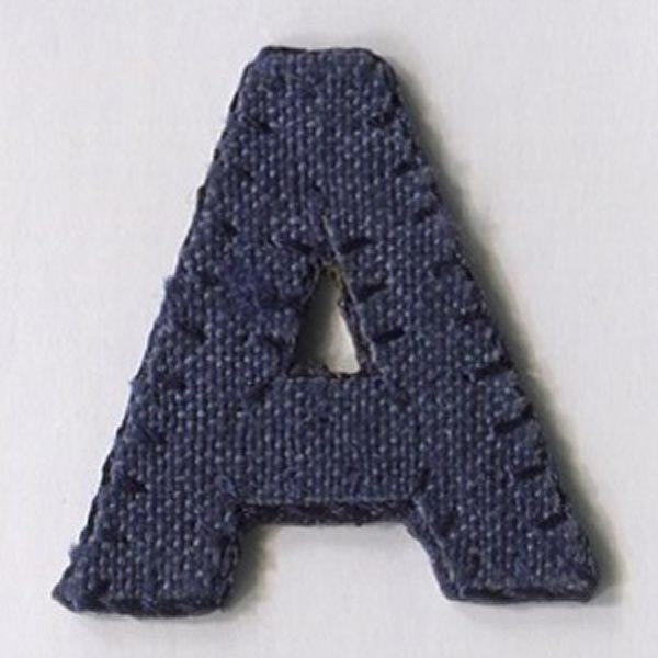 Alphabet - Individual Plain Letters - Iron on Motifs
