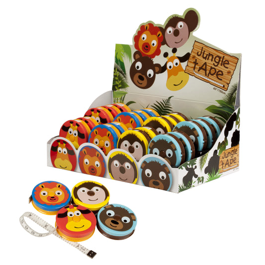 Retractable Tape Measure -  Jungle - 4 Designs