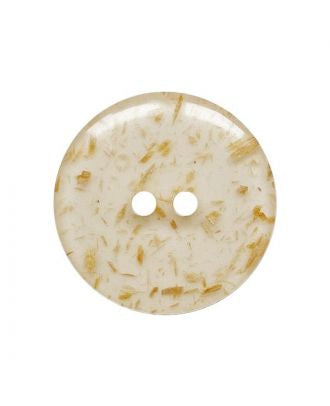 2 Hole Button - Speckled Beige - 2 Sizes Available