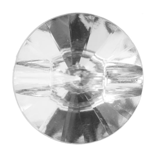 Button with Shank - Clear Diamond - 2 Sizes Available
