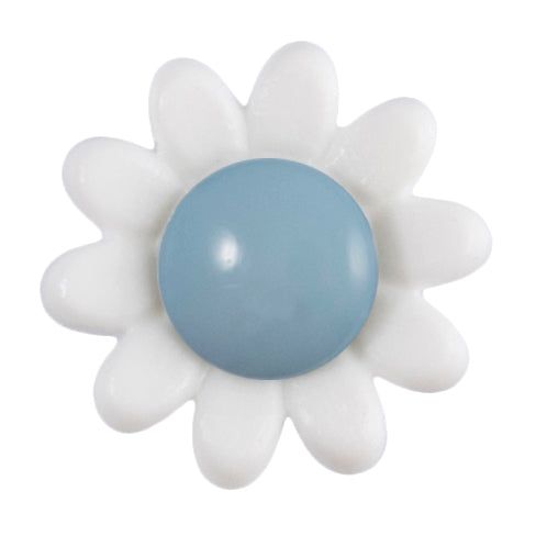 Button with Shank - 14mm - Daisy - 4 Colours Available