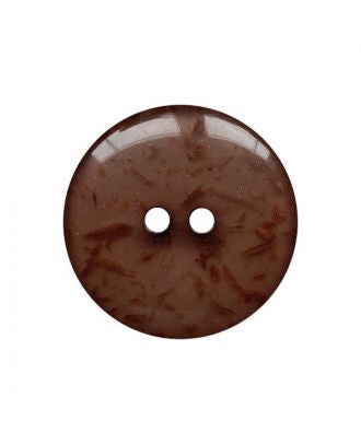 2 Hole Button - Speckled Brown - 2 Sizes Avaialble