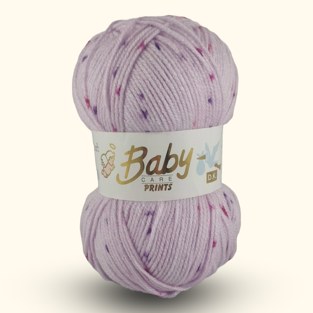 BABY SPOT PRINTS  DK 100g - More colours available