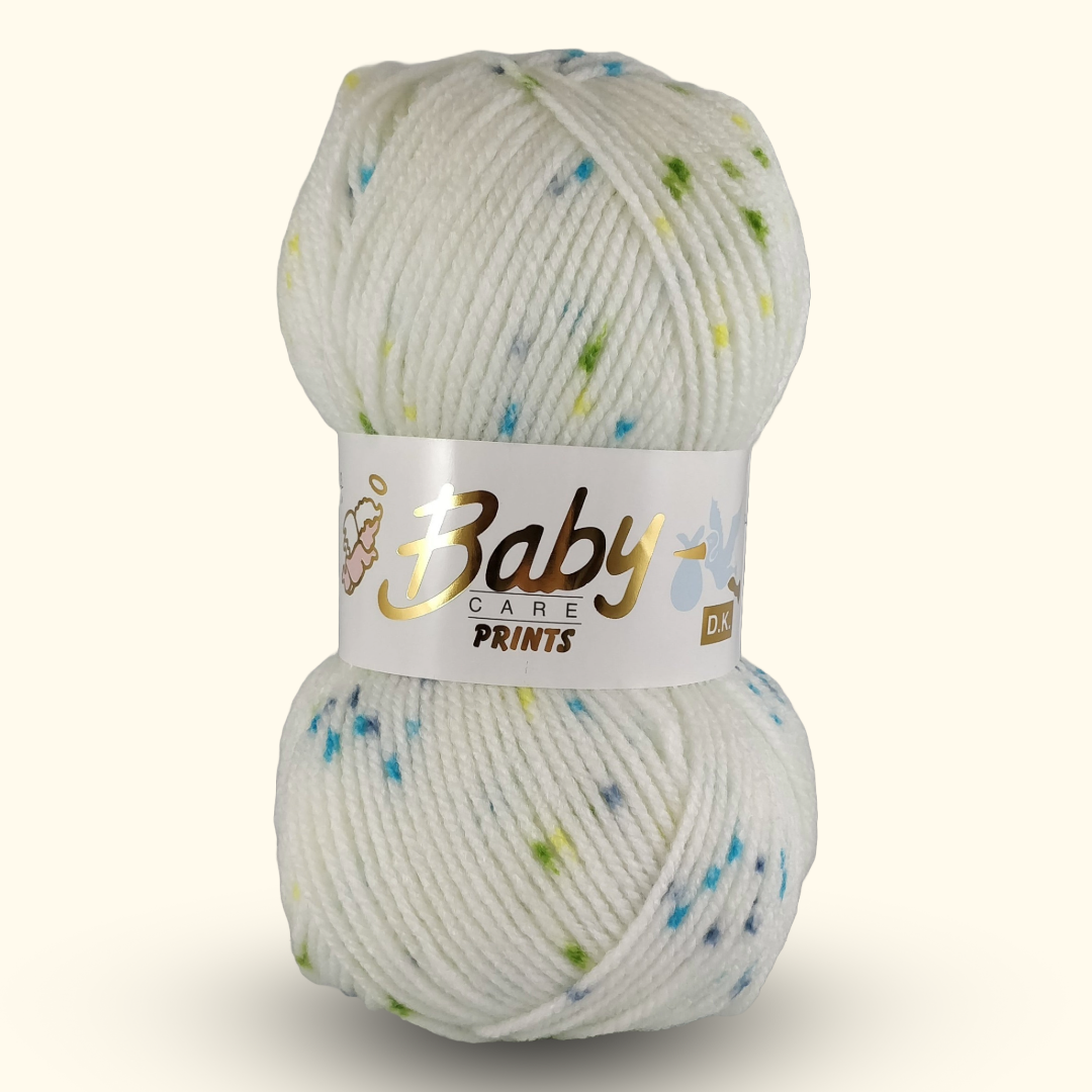 BABY SPOT PRINTS  DK 100g - More colours available