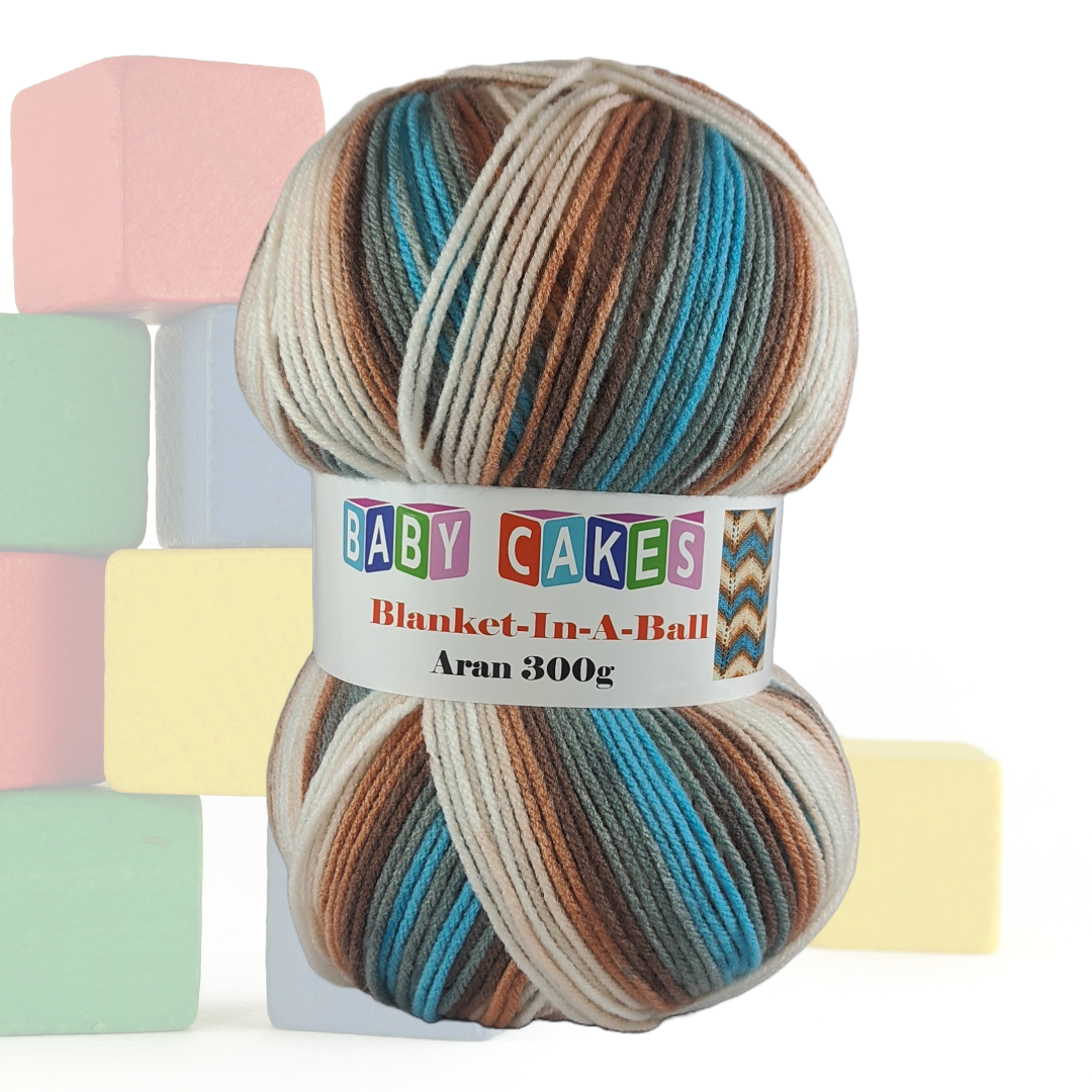 BABY CAKES - BLANKET IN A BALL 300g - More Colours Available