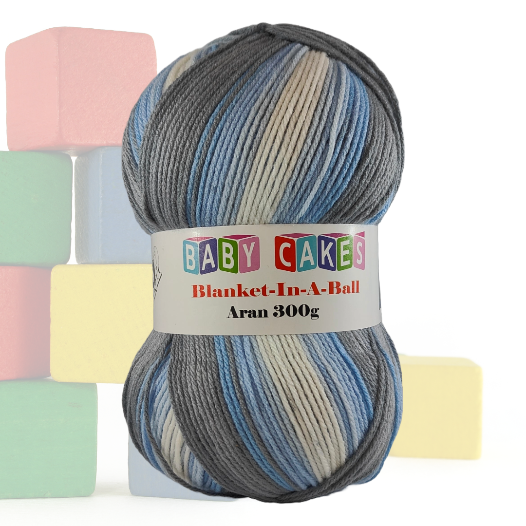 BABY CAKES - BLANKET IN A BALL 300g - More Colours Available