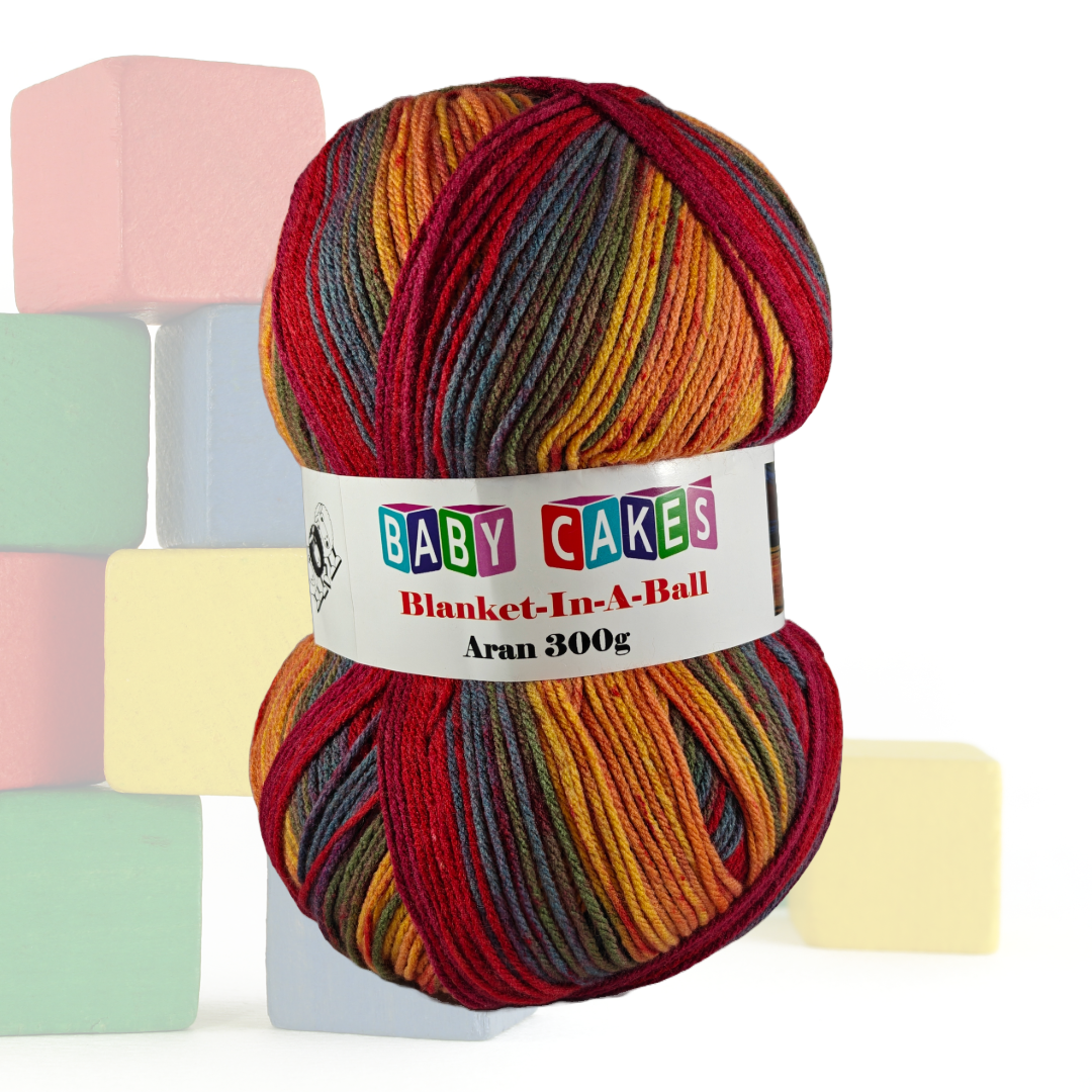 BABY CAKES - BLANKET IN A BALL 300g - More Colours Available