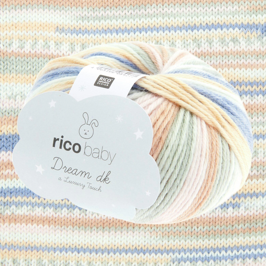 Baby Dream Multi-Coloured  DK 50g - A Luxury Touch - More Colours Available
