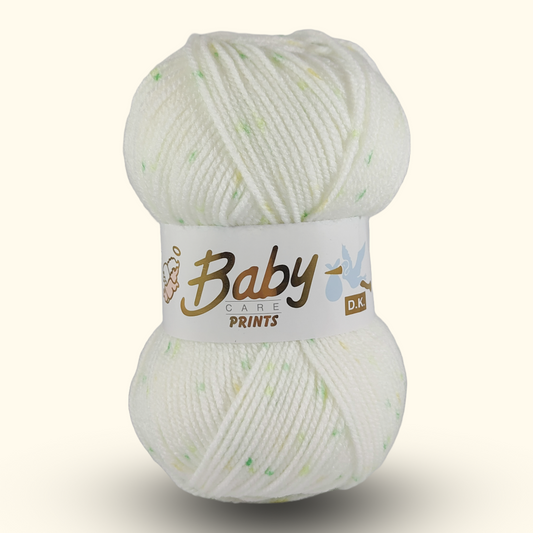 BABY SPOT PRINTS  DK 100g - More colours available