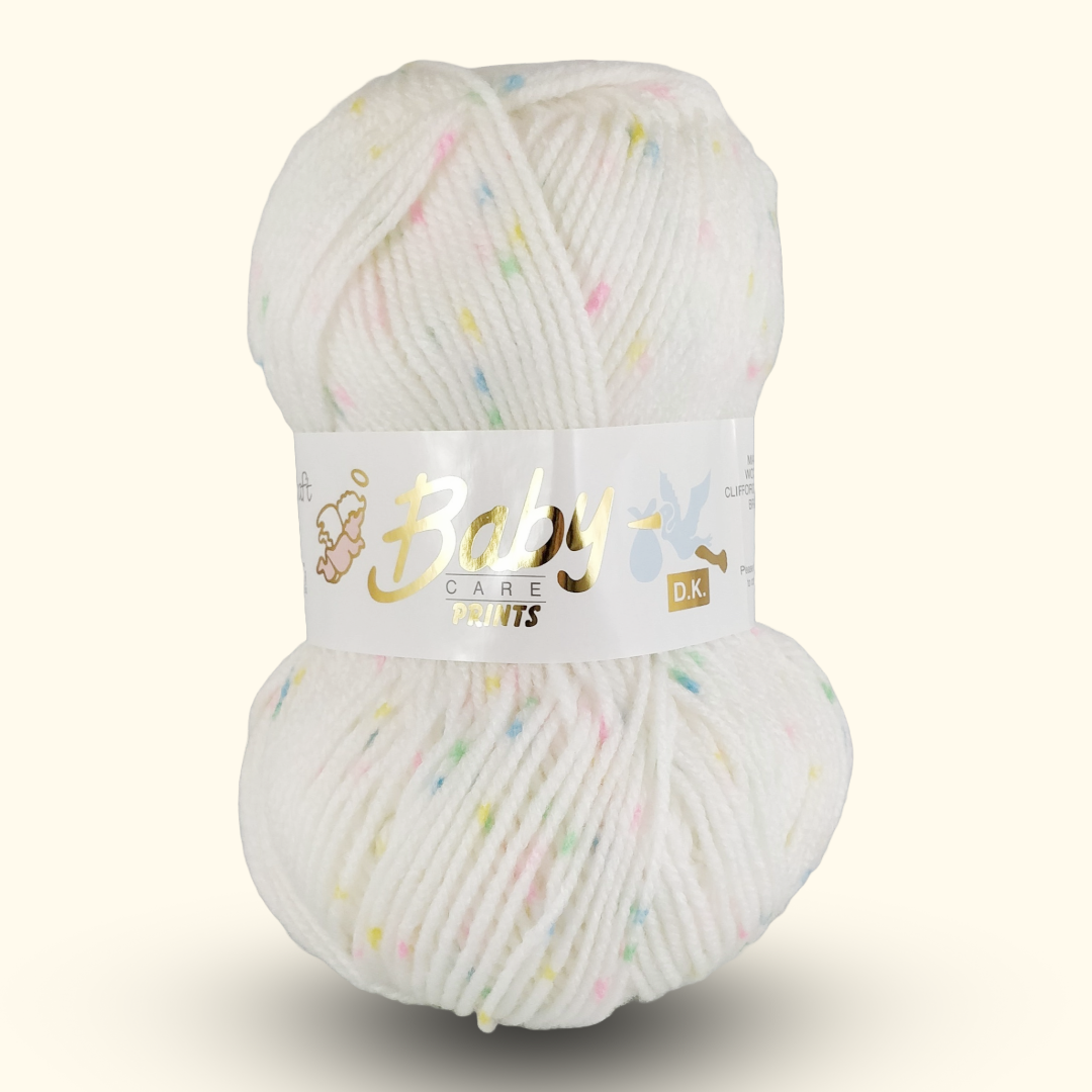 BEST SELLER - BABY SPOT PRINTS  DK 100g - More colours available