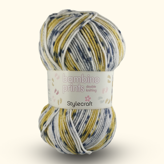 BAMBINO PRINTS DK - 100g - More colours available