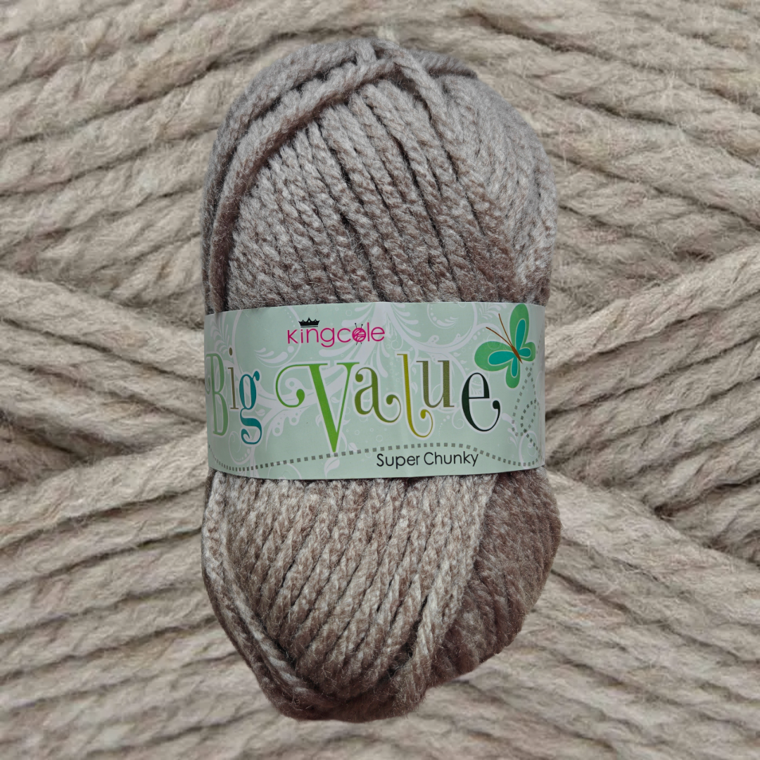 BIG VALUE SUPER CHUNKY 100g - More Colours Available