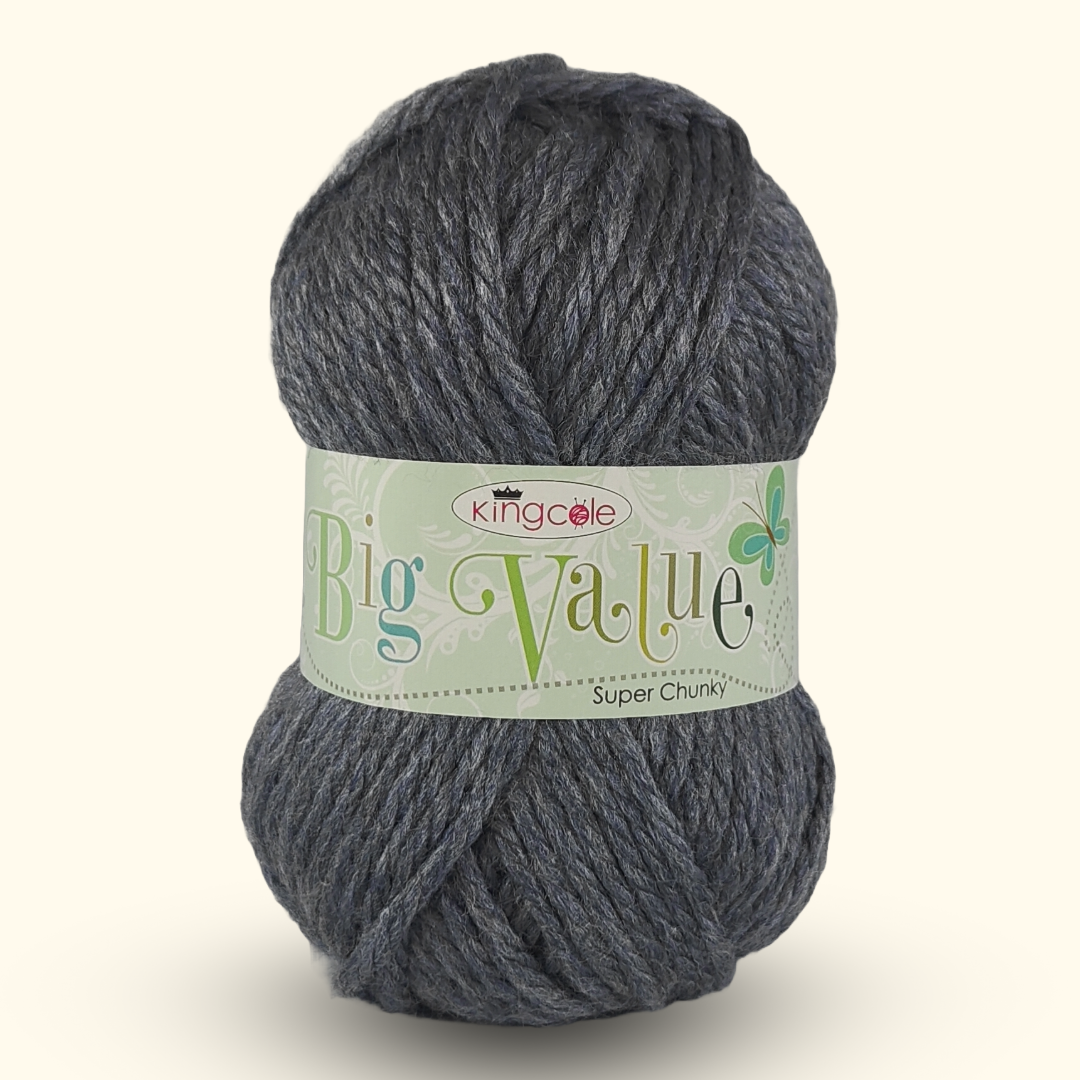 BIG VALUE SUPER CHUNKY 100g - More Colours Available