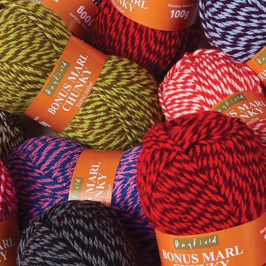 Bonus Marl Chunky 100g - 12 Colours Available