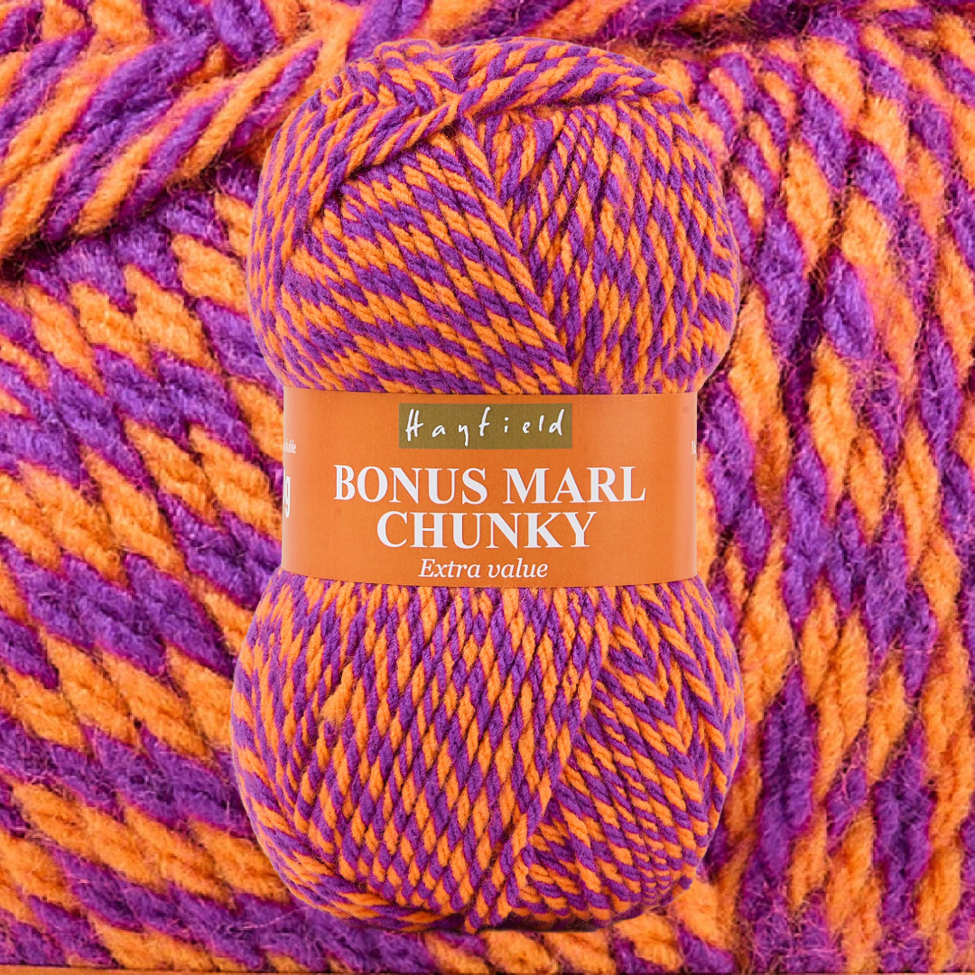 Bonus Marl Chunky 100g - 12 Colours Available