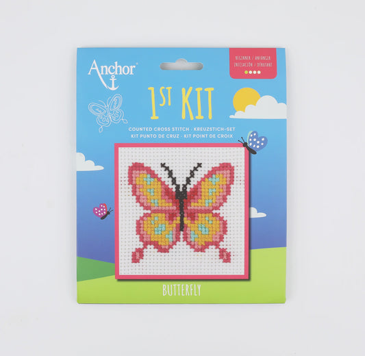 1st Kit - Cross Stitch - BUTTERFLY