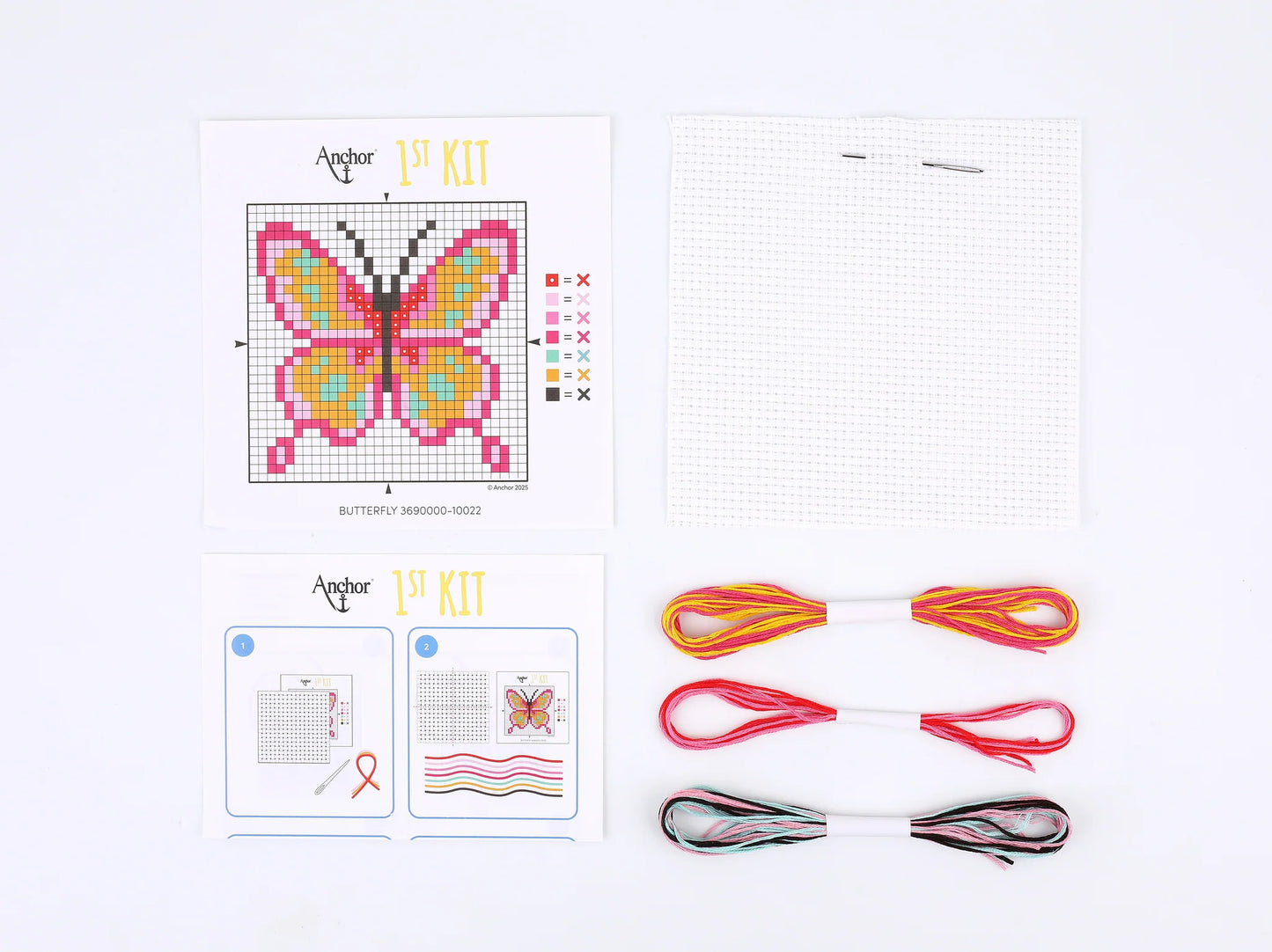 1st Kit - Cross Stitch - BUTTERFLY