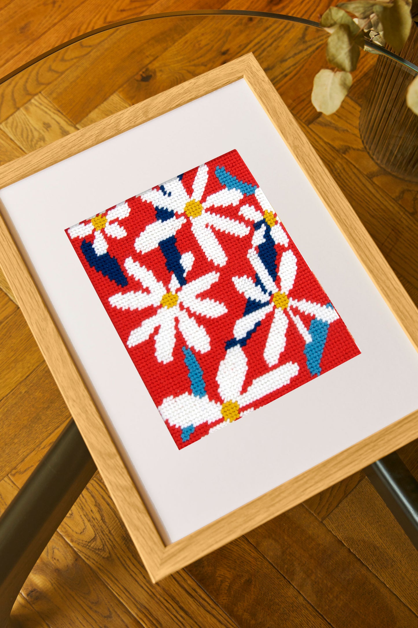 Tapestry Kit - ABSTRACT FLOWERS - By Bethan Haf Jones