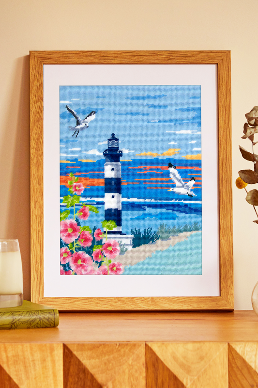 Tapestry Canvas - Lighthouse intermediate tapestry needlepoint canvas