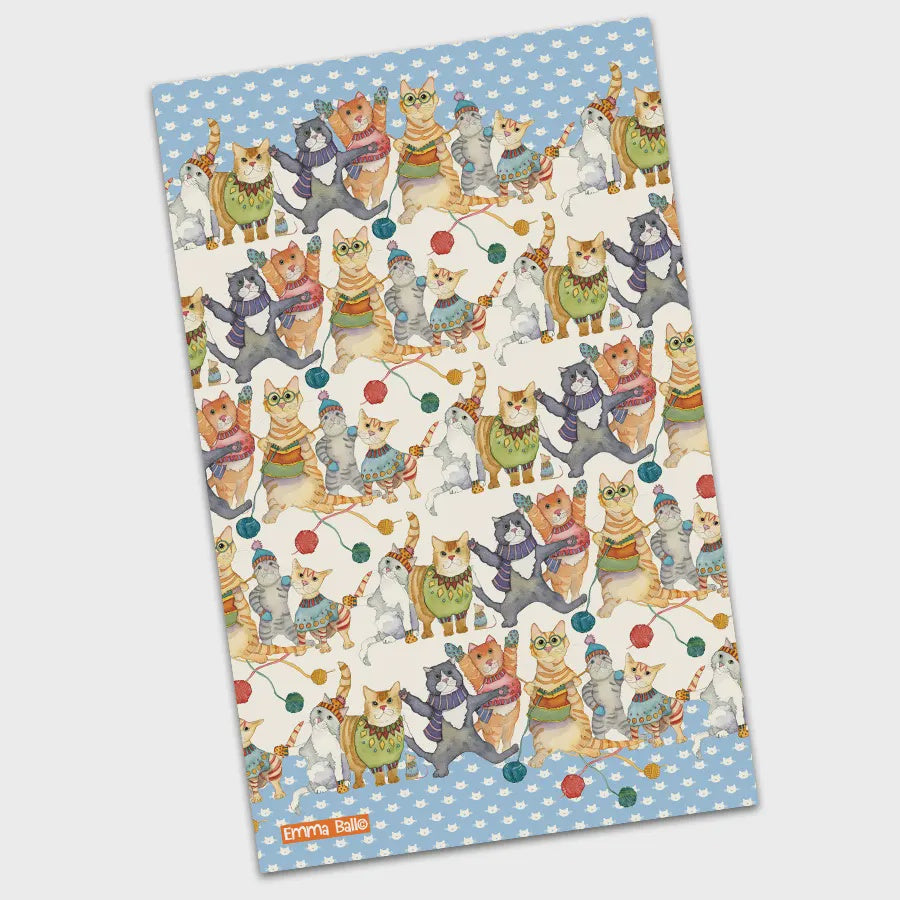 KITTENS IN MITTENS - Tea Towel