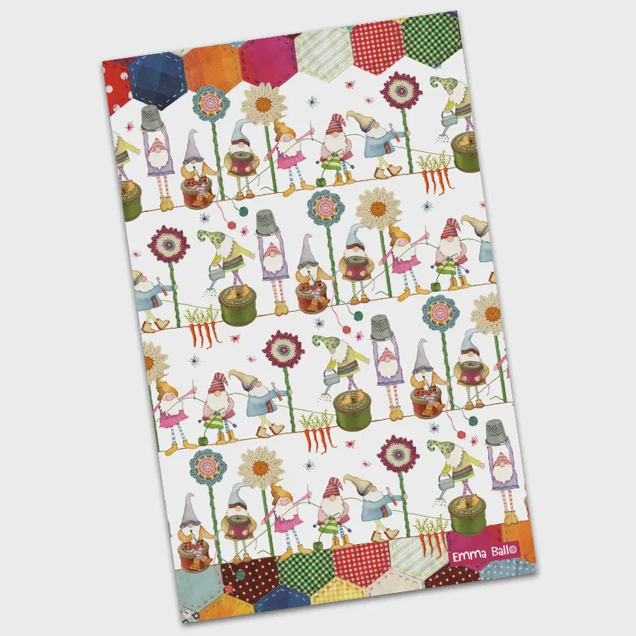 CRAFTING GNOMES - Tea Towel