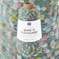 Creative Make It Flockchen (Snowflake) 50g - Knit In Flocked Thread -  2 Colours Available