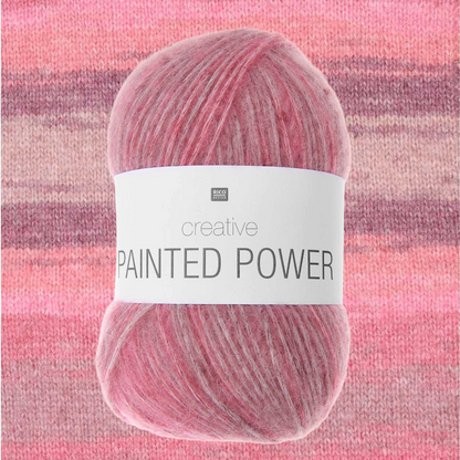 CREATIVE PAINTED POWER ARAN 100g - More Colours Available