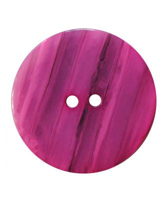 2 Hole Button - 23mm - Cerise Pink