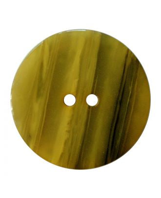2 Hole Button - Mustard Green - 3 Sizes Available