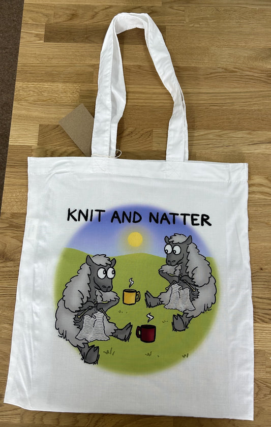 SHOPPER BAG - KNIT AND NATTER