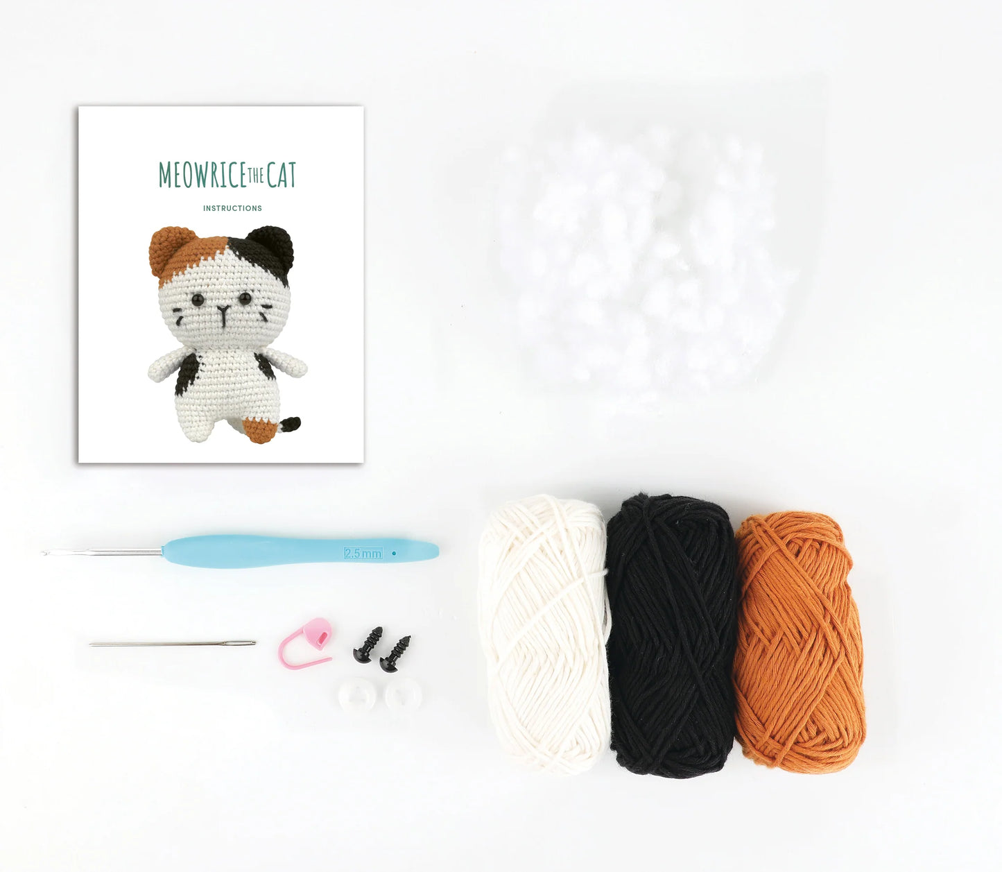 Amigurumi Crochet Kit - MEOWRICE THE CAT