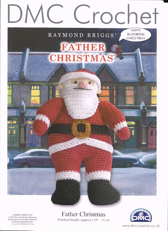 Crochet Pattern - Father Christmas - DMC Petra 3 Crochet Thread