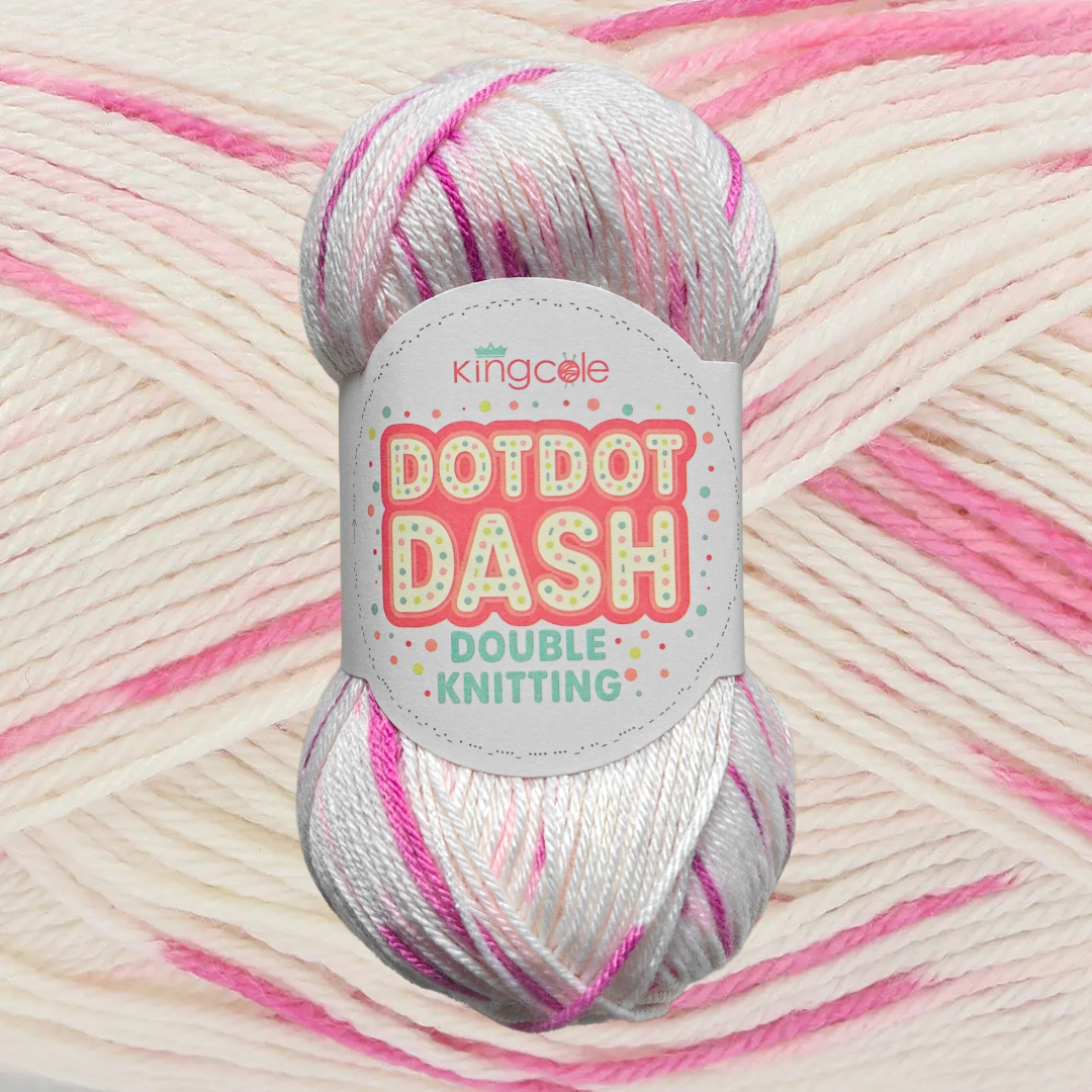 Dot Dot Dash DK 100g - 4 Colours Available