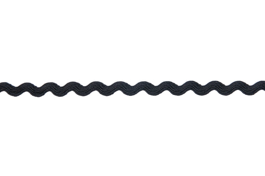 Ric Rac - 8mm - Black