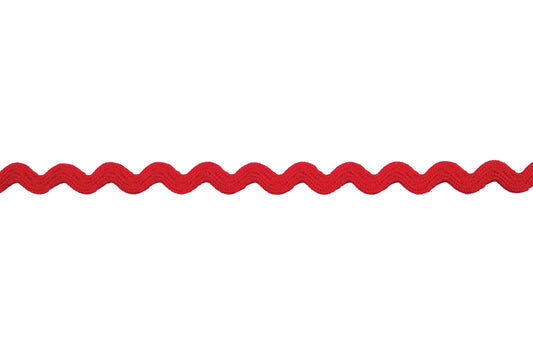 Ric Rac - 8mm - Red