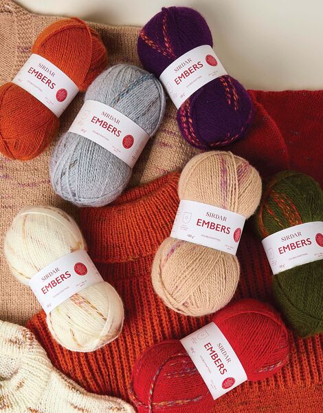 Embers DK 100g - 8 Colours Available