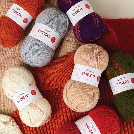 Embers DK 100g - 8 Colours Available