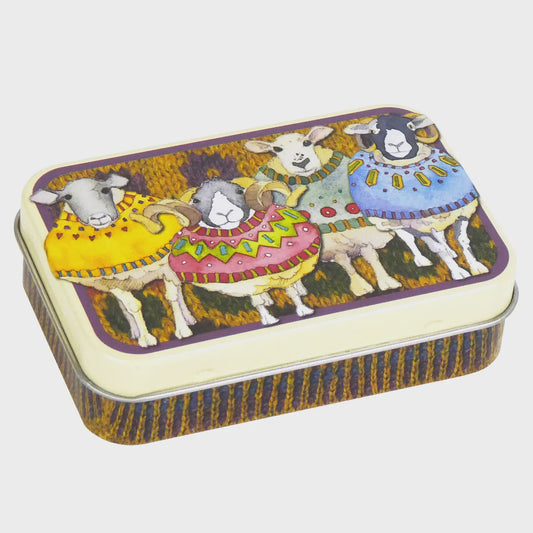 SHEEP IN SWEATERS - Mini Rectangular Tin