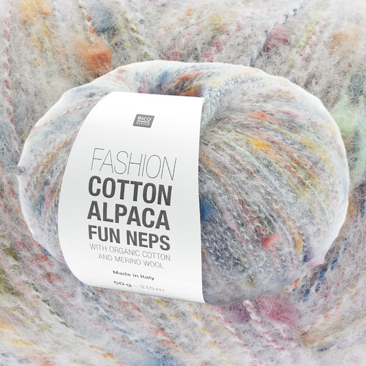 Fashion Cotton Alpaca Fun Neps DK 50g - 2 Colours