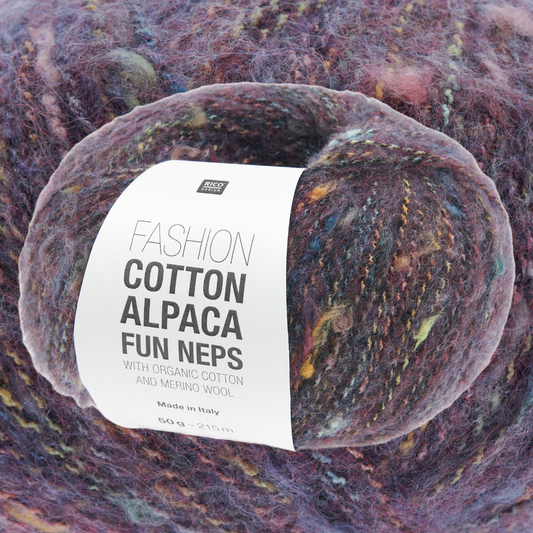 Fashion Cotton Alpaca Fun Neps DK 50g - 2 Colours