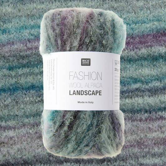 Fashion Wool Alpaca Landscape 4 Ply 25g - 008 Deep Sea