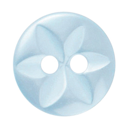 2 Hole Button - 16mm - Star -3 Colours Available